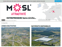 Tablet Screenshot of moselle-developpement.com